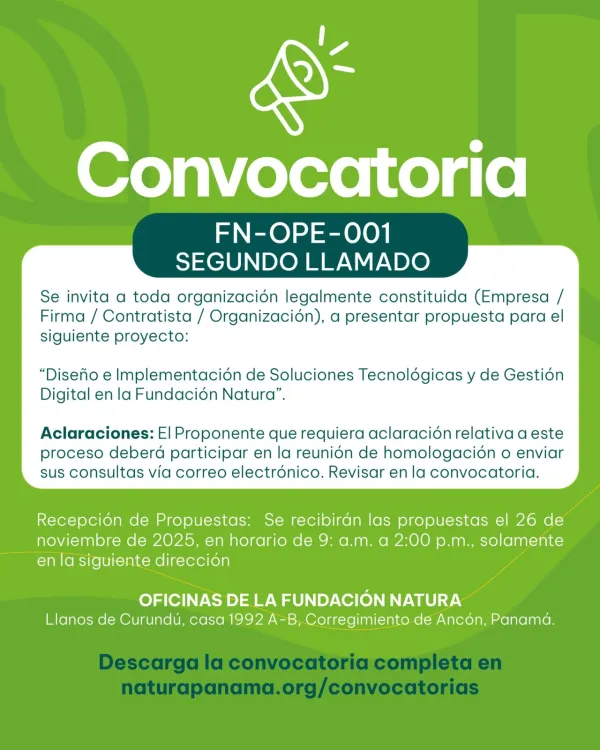 foto de CONVOCATORIA FN-OPE-001: 2doLLAMADO