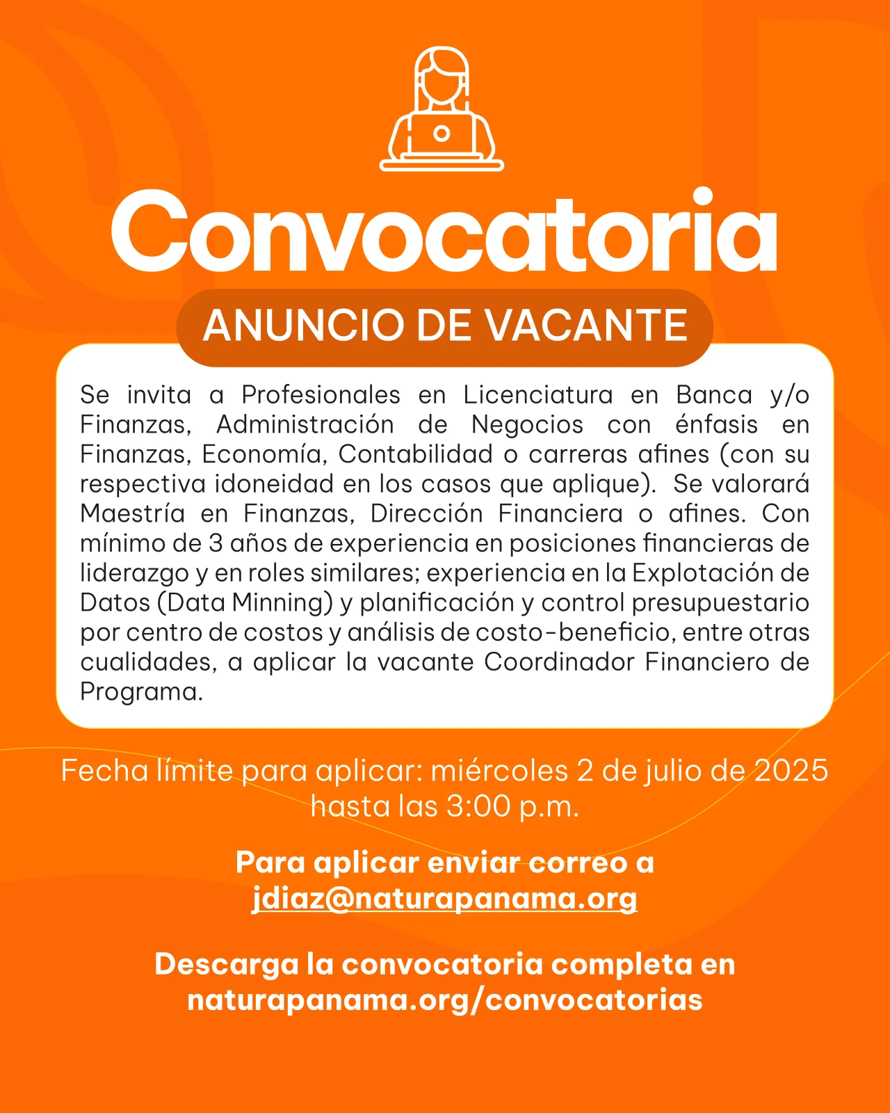 Coordinador Financiero de Programa