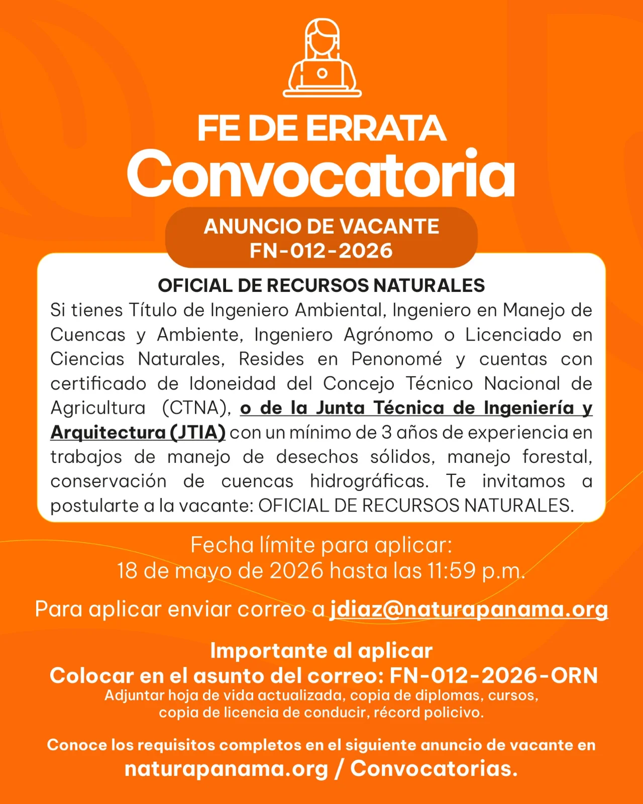 FN-012-2026 OFICIAL DE RECURSOS NATURALES