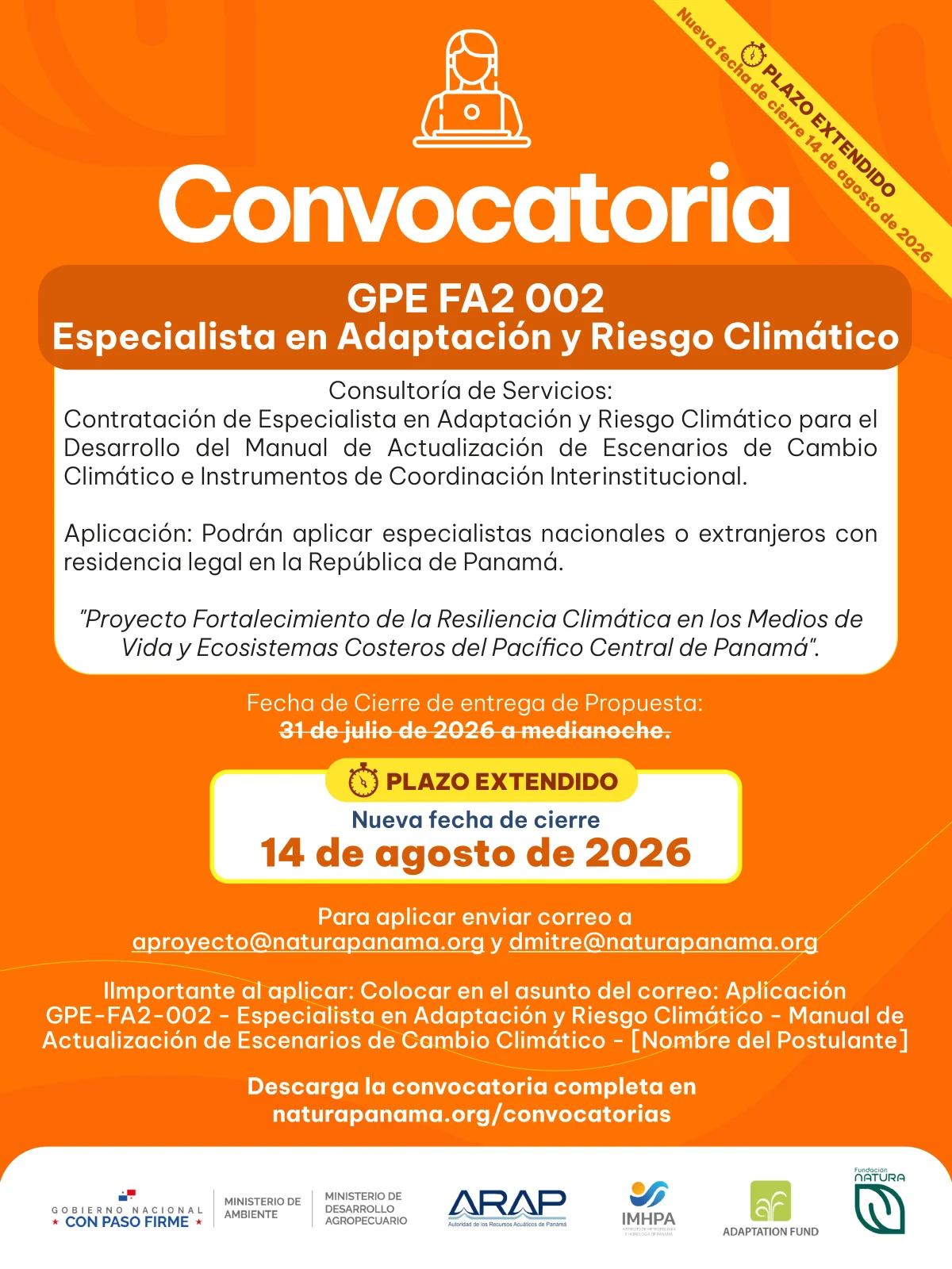 CONVOCATORIA GPE-FA2-002