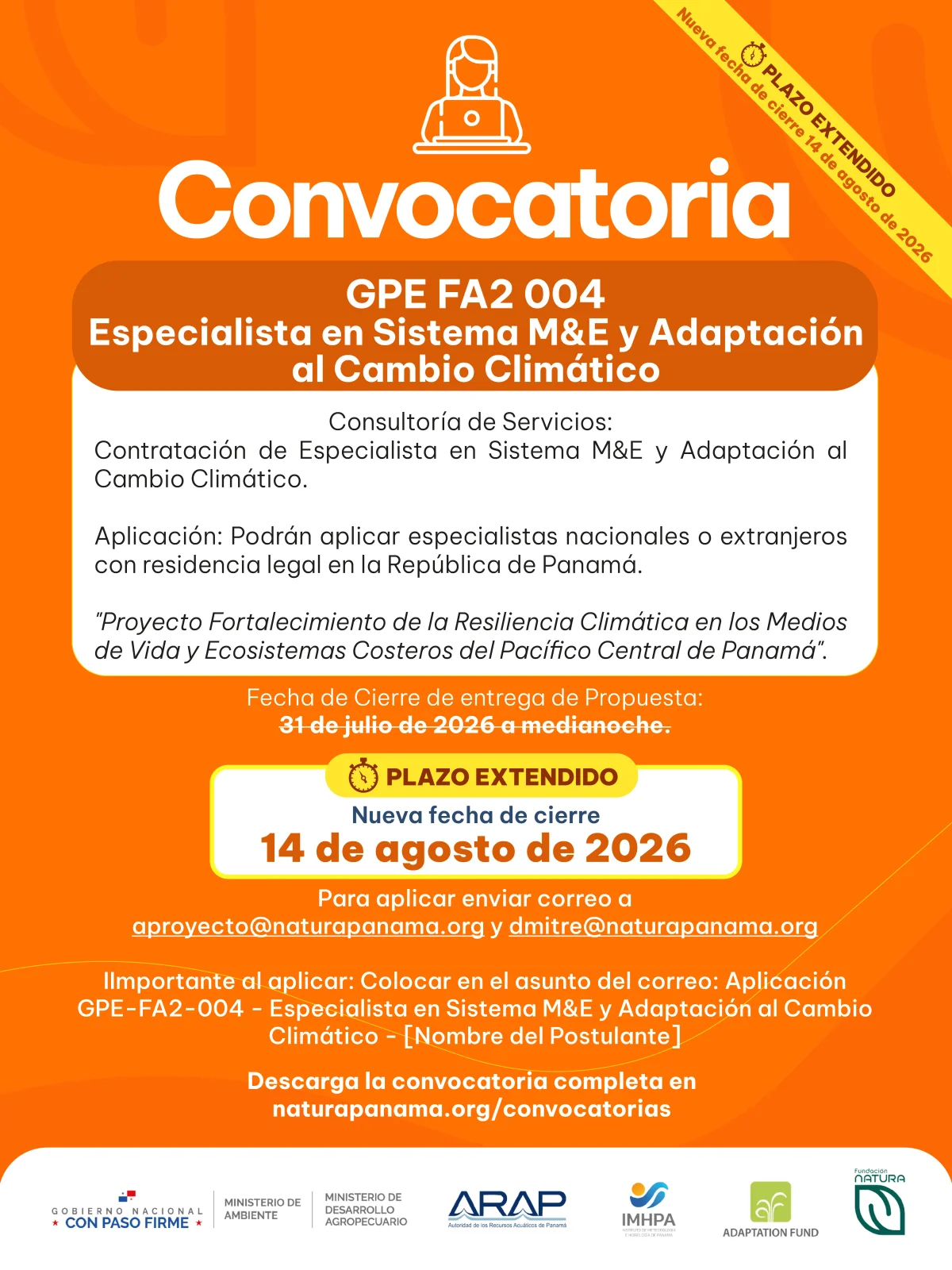 CONVOCATORIA GPE-FA2-004