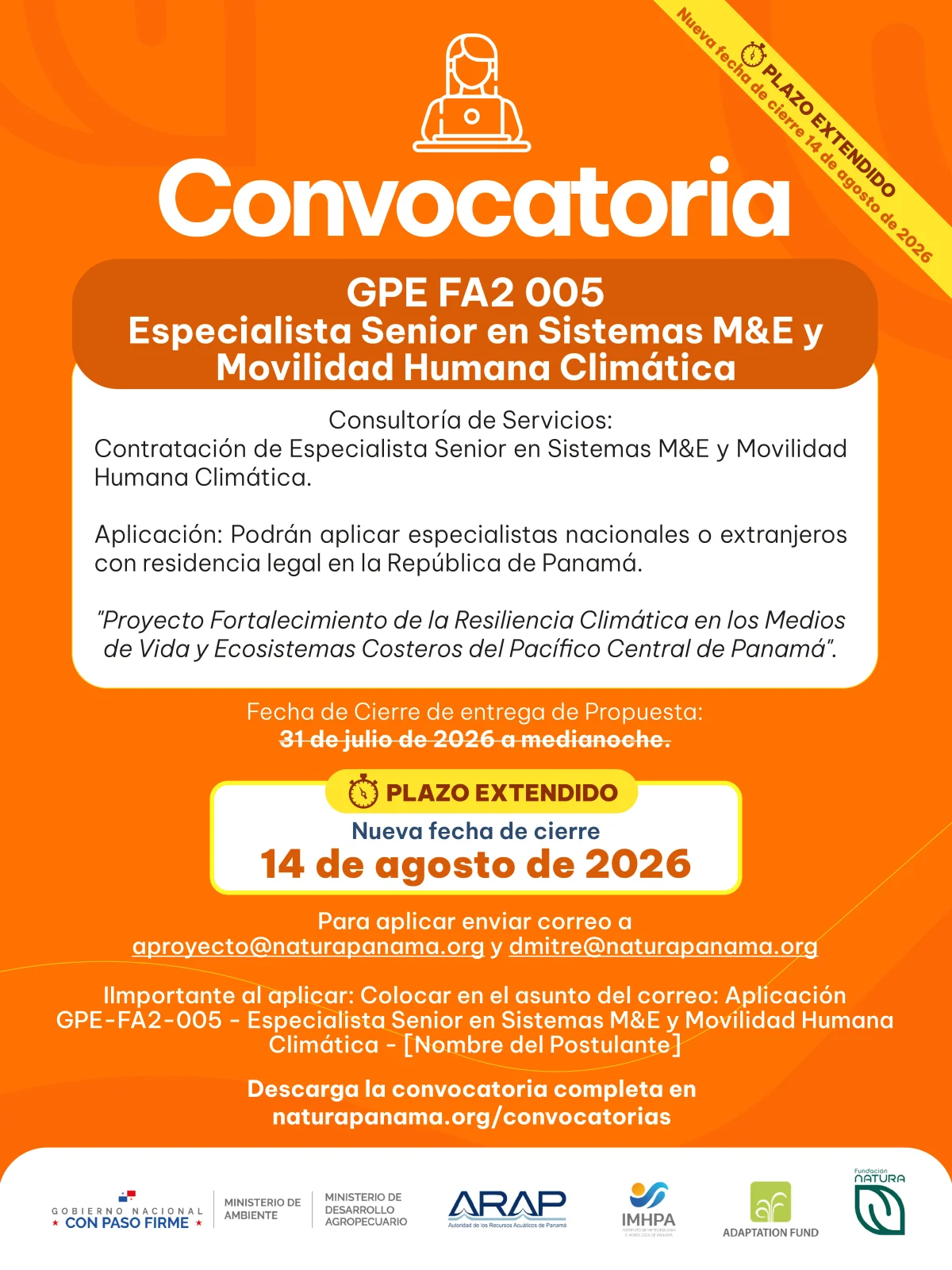 CONVOCATORIA GPE-FA2-005