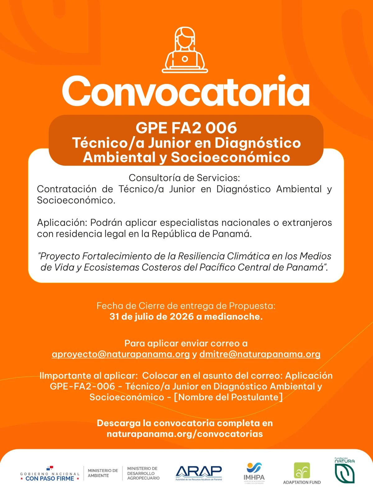 CONVOCATORIA GPE-FA2-006