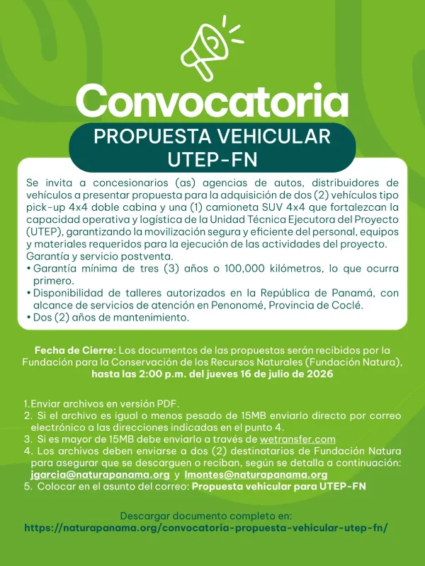 foto de CONVOCATORIA PROPUESTA VEHICULAR UTEP-FN